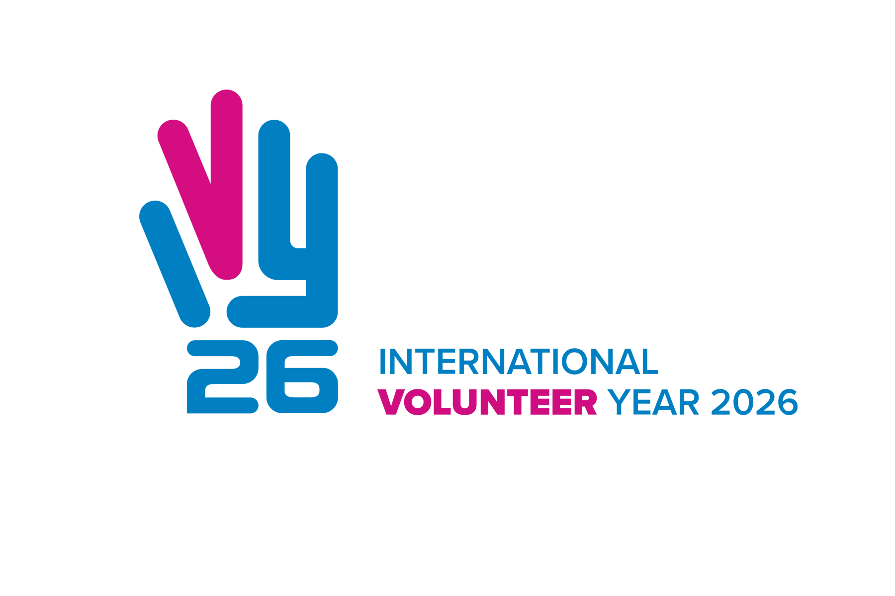 Unveiling the official logo for International Volunteer Year 2026 