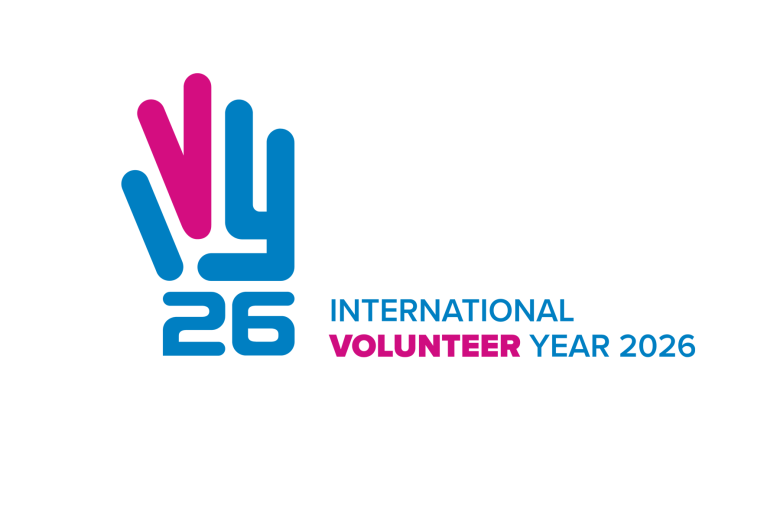 Unveiling the official logo for International Volunteer Year 2026 